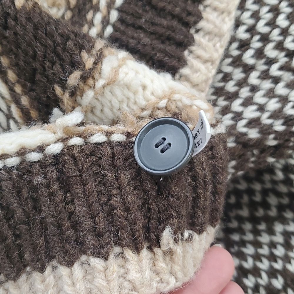 Express | Handknit Dad Sweater Cardigan - Picture 7 of 7